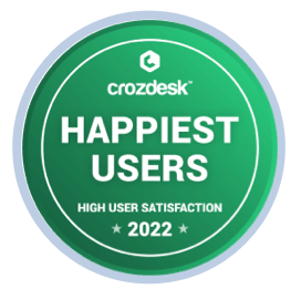 Crozdesk happiest users 2021