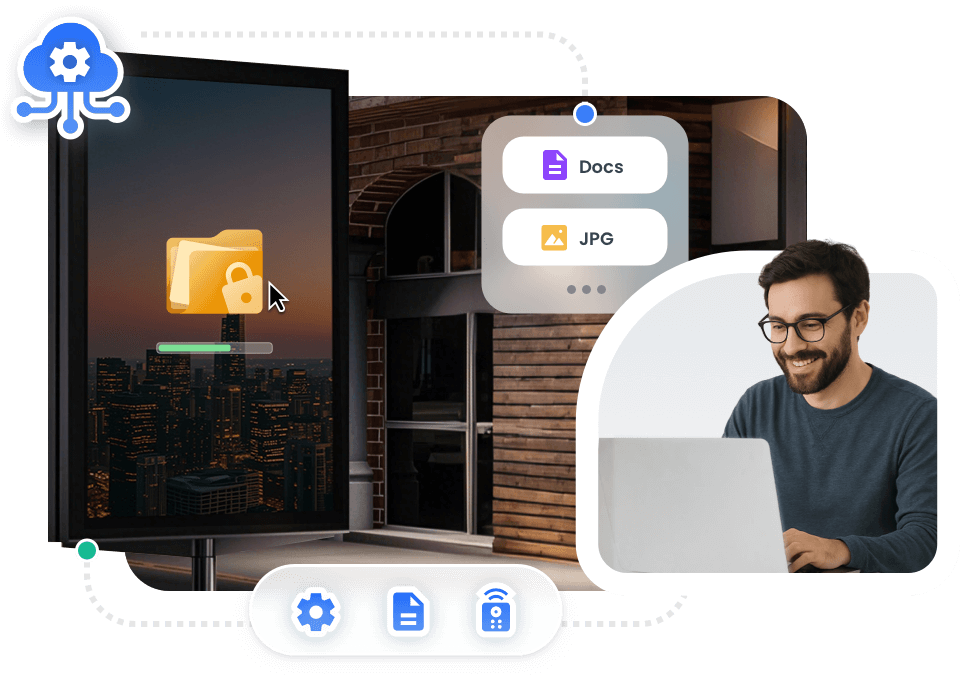 Gestion de fichiers à distance et accès sécurisé aux appareils
