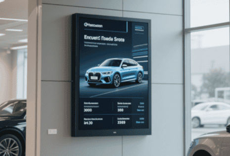 Informative Automotive Showrooms with AirDroid Business Digital Signage Solution