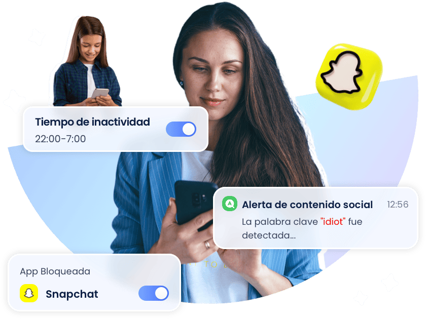 Mantente al tanto de las actividades de tus hijos en Snapchat