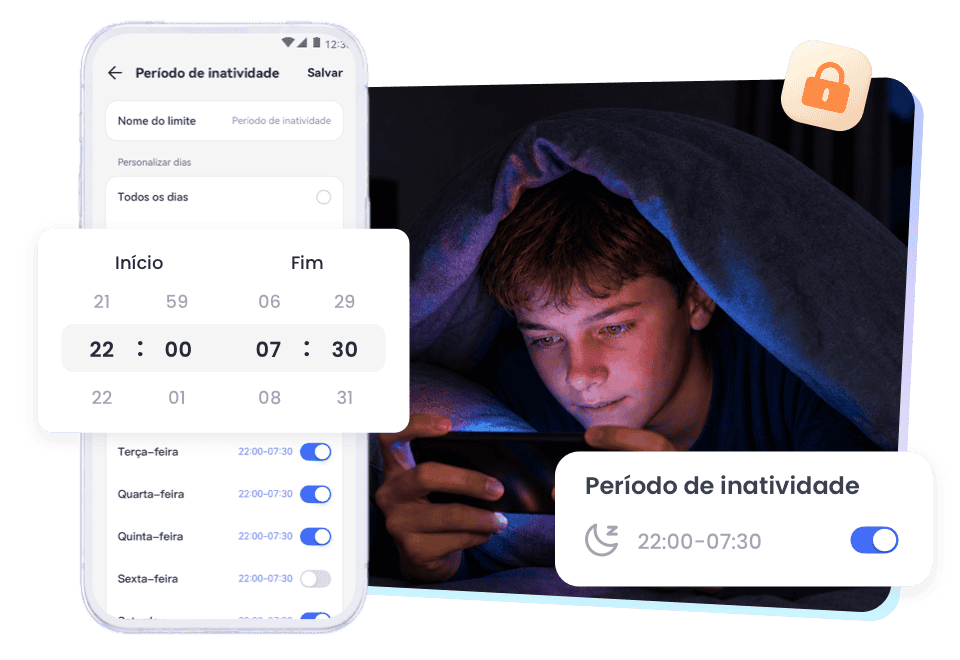 Jogos e vídeos estão dominando as noites do seu filho?