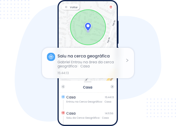 Fique tranquilo definindo cercas geográficas seguras