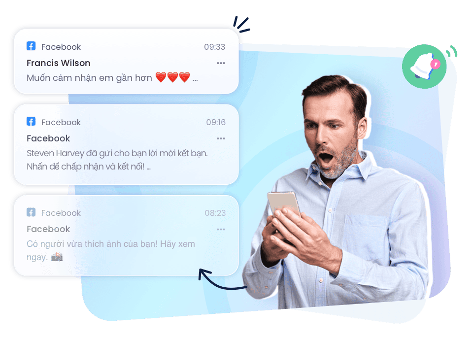 Đồng bộ thông báo Facebook