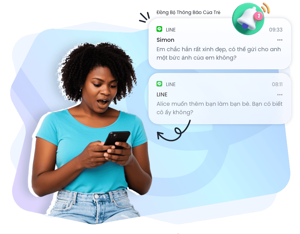 Đồng bộ thông báo LINE