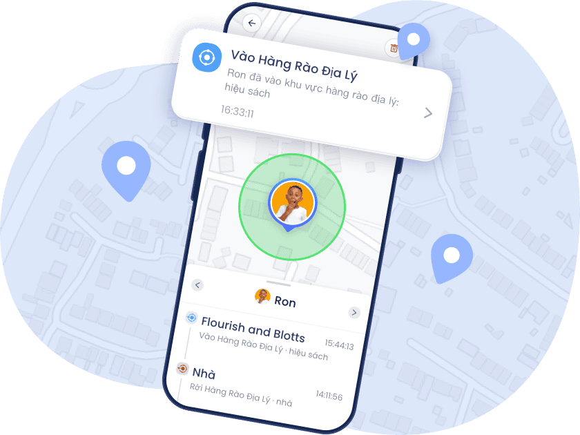 Công cụ định vị gia đình tiện lợi