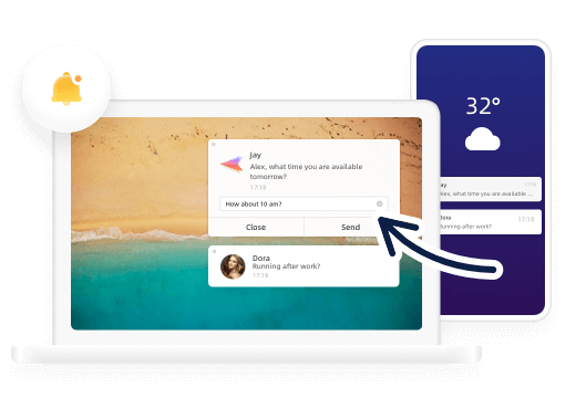 Administración de notificaciones personales de AirDroid: administra y accede de forma remota a las notificaciones en Android. 